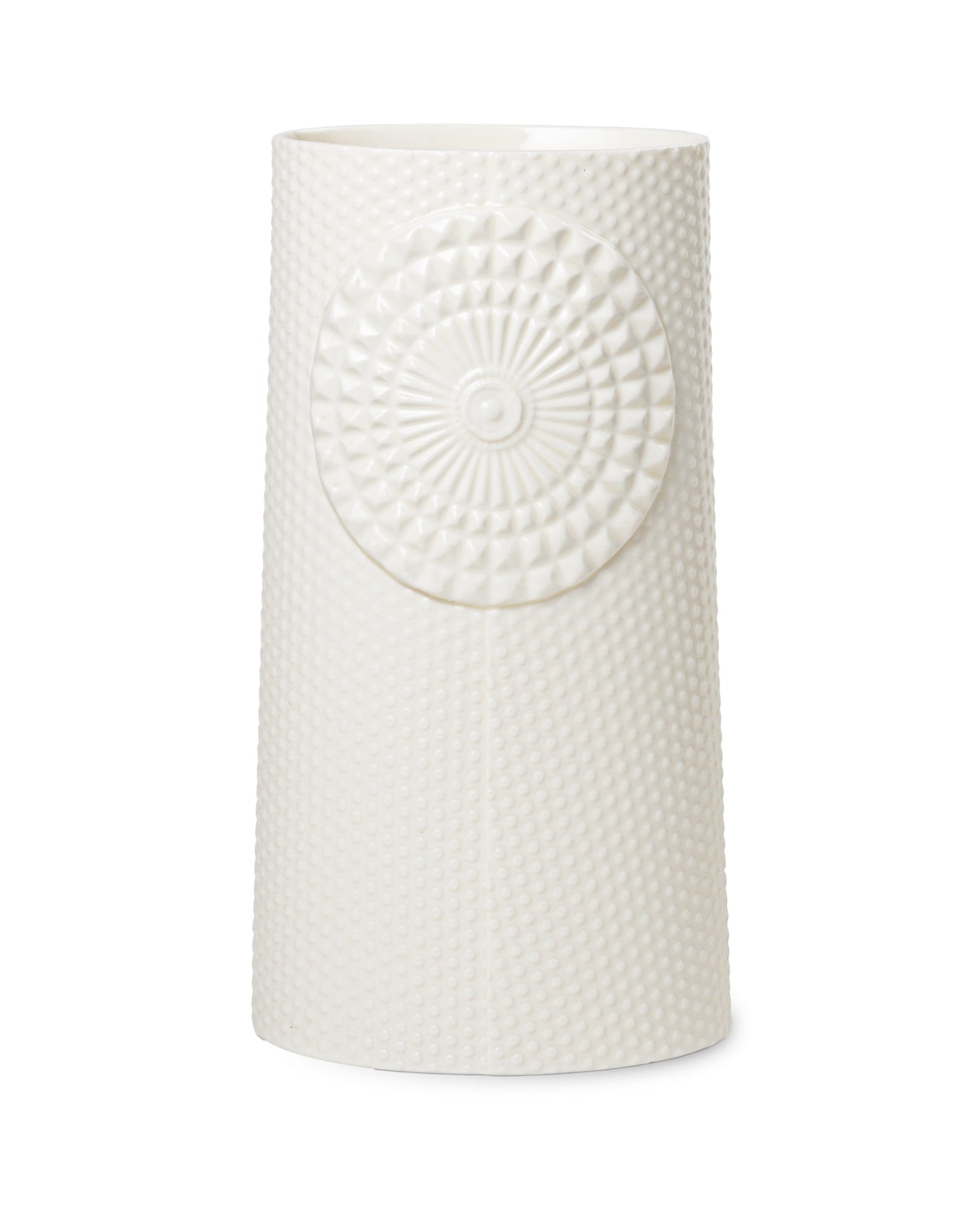 Pipanella Dot Large Oval White vase