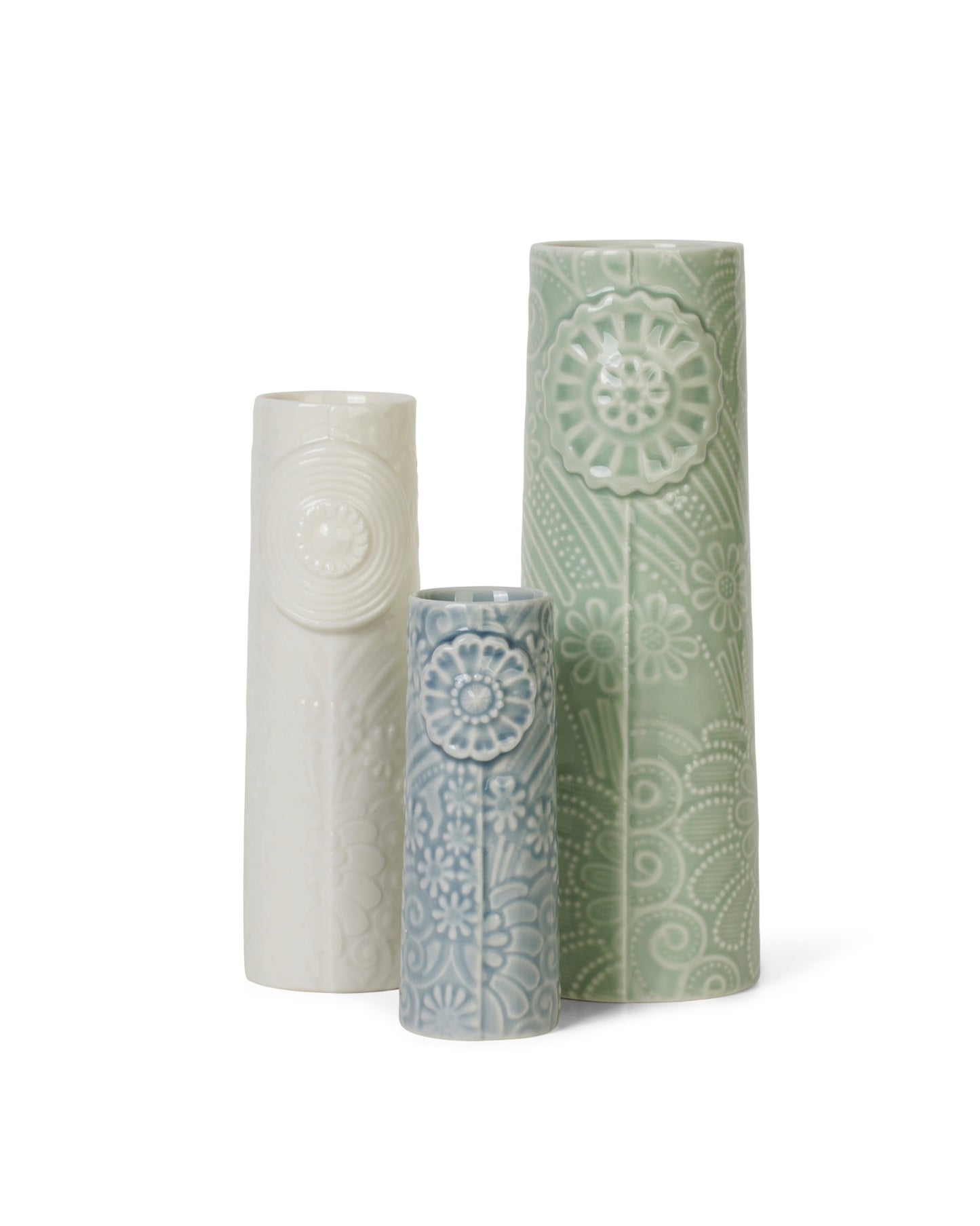 Pipanella Flock - Ocean View (1 small, 1 mini, 1 micro) set of 3 vases