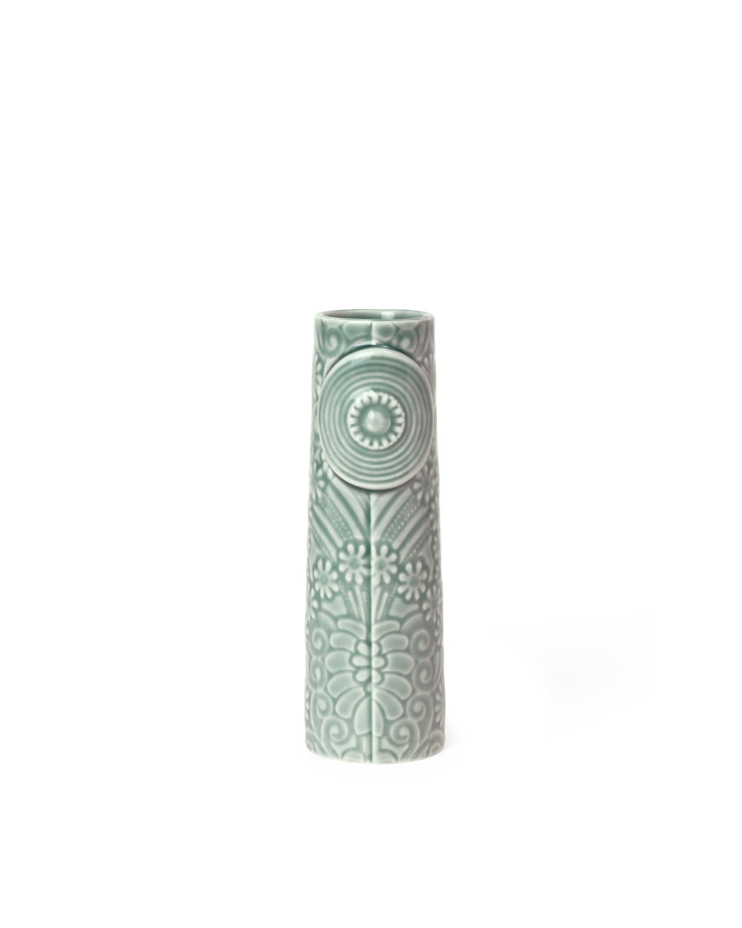 Pipanella Flower Mini vase i påfuglegrøn