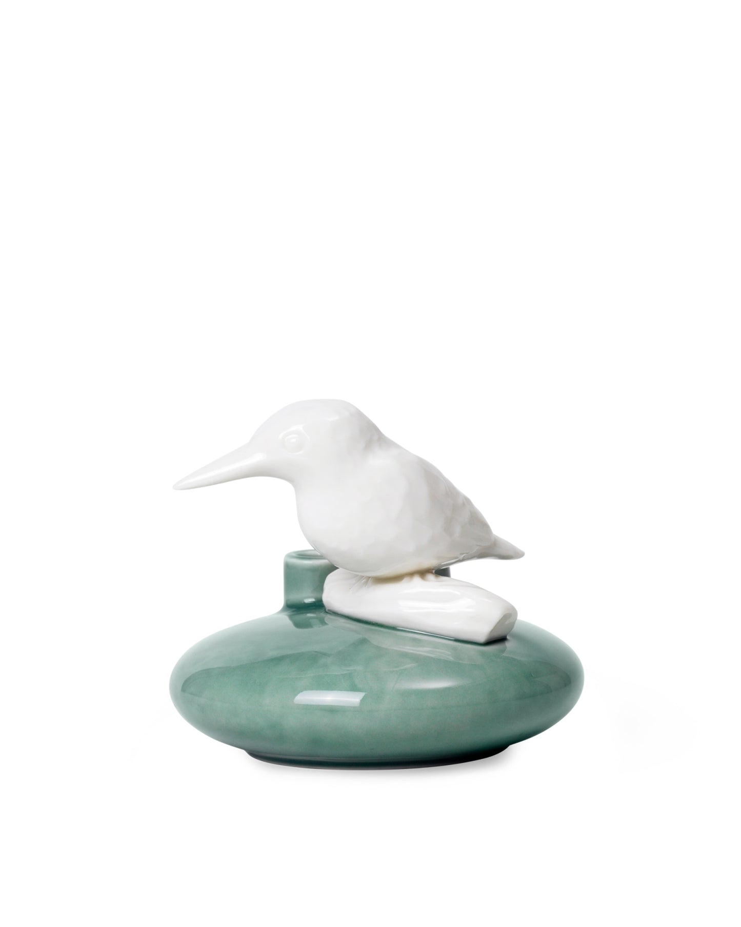 Sweet Stories Vase Kingfisher Peacock