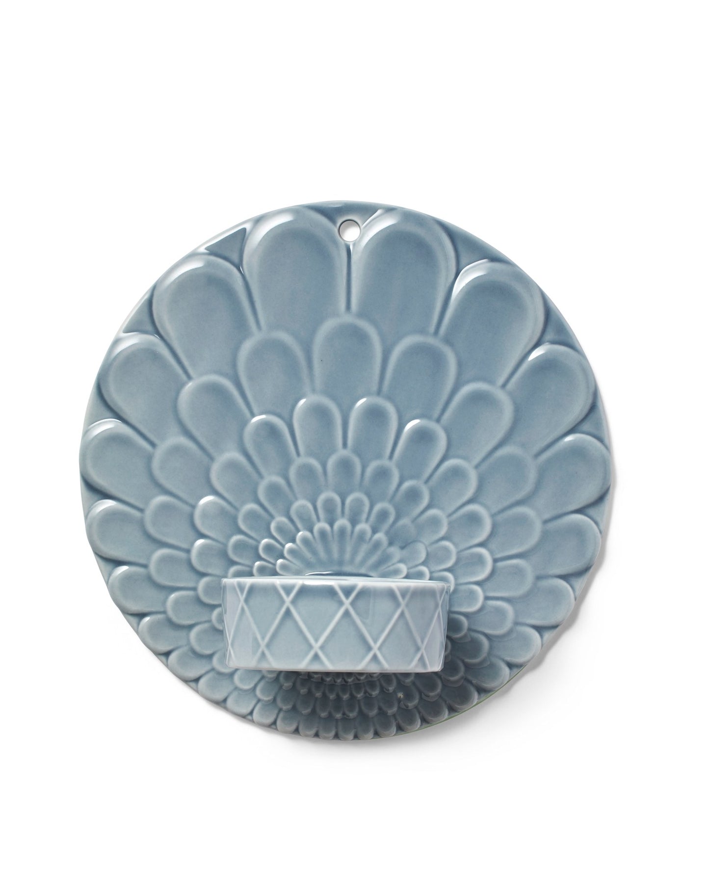Pipanella Harlequin Large wall votive Bluegrey