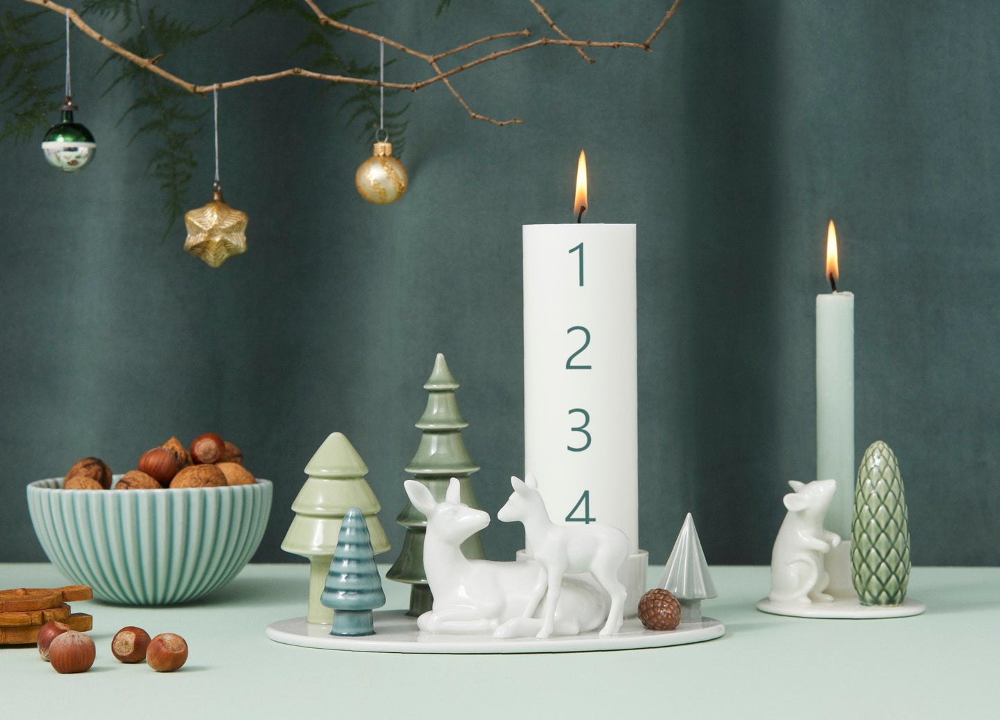 Winter Stories advent transfer 1-4 green