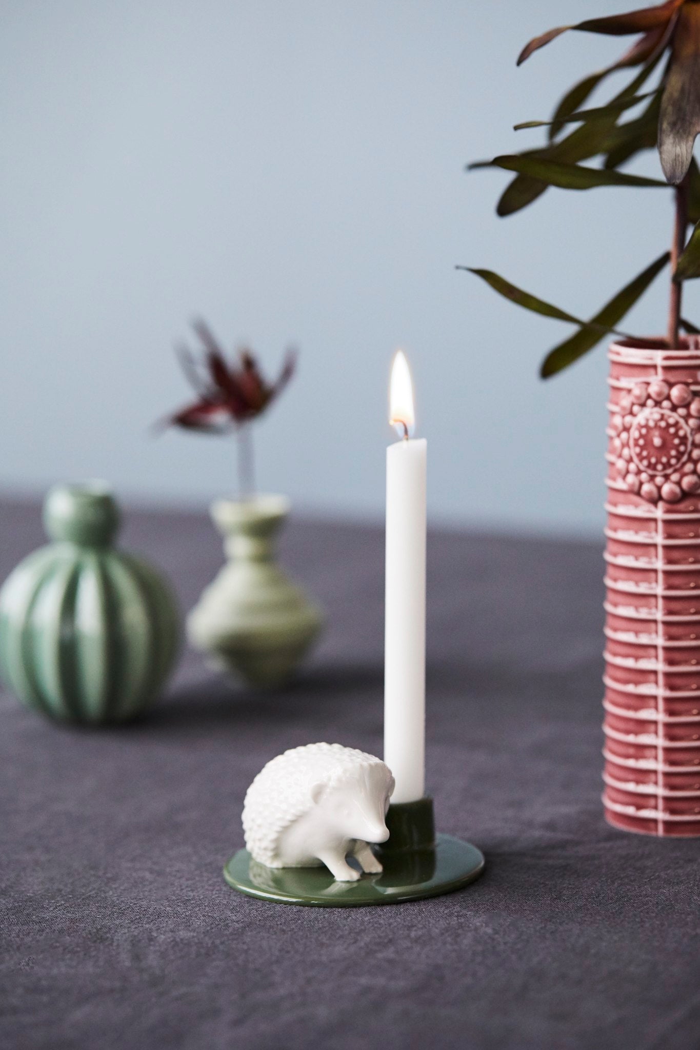 Sweet Stories Hedgehog candlestick