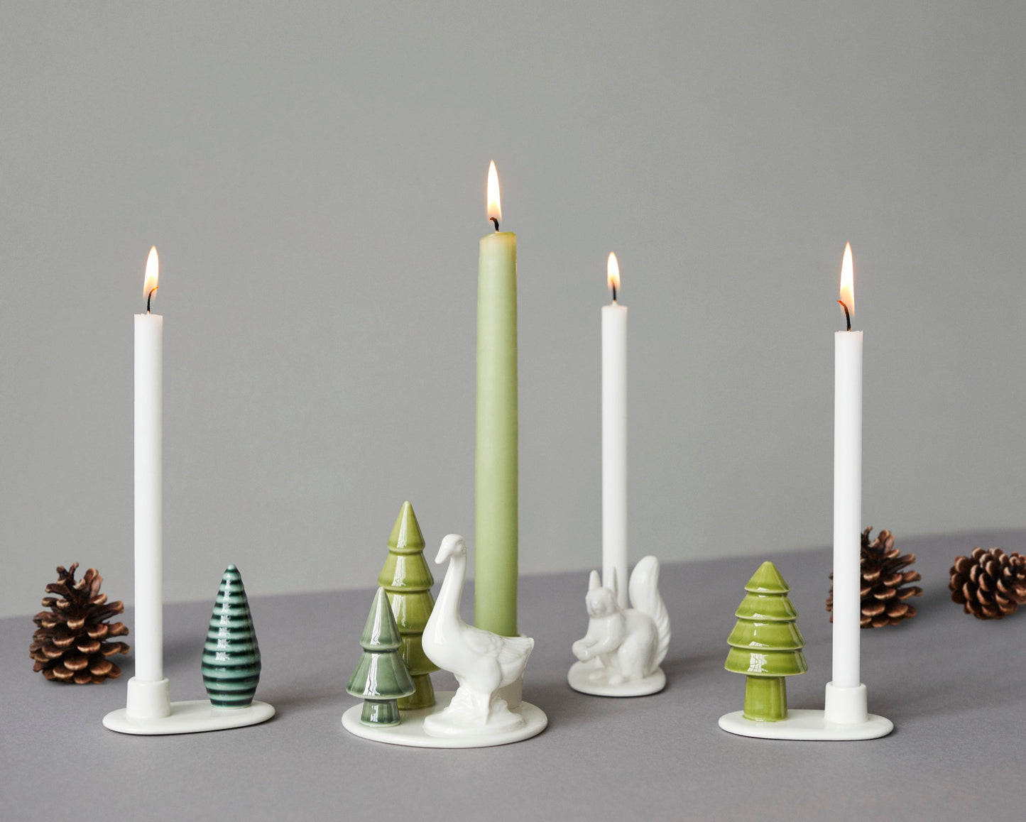 Candles for Flocks and Sweet Stories Ø 13 mm. 10 pcs., white