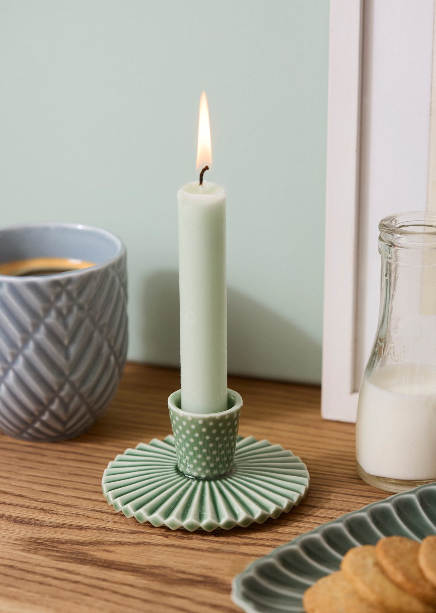 Pipanella Kerzenständer Fächerpunkt, Fichte – Dottir Nordic Design