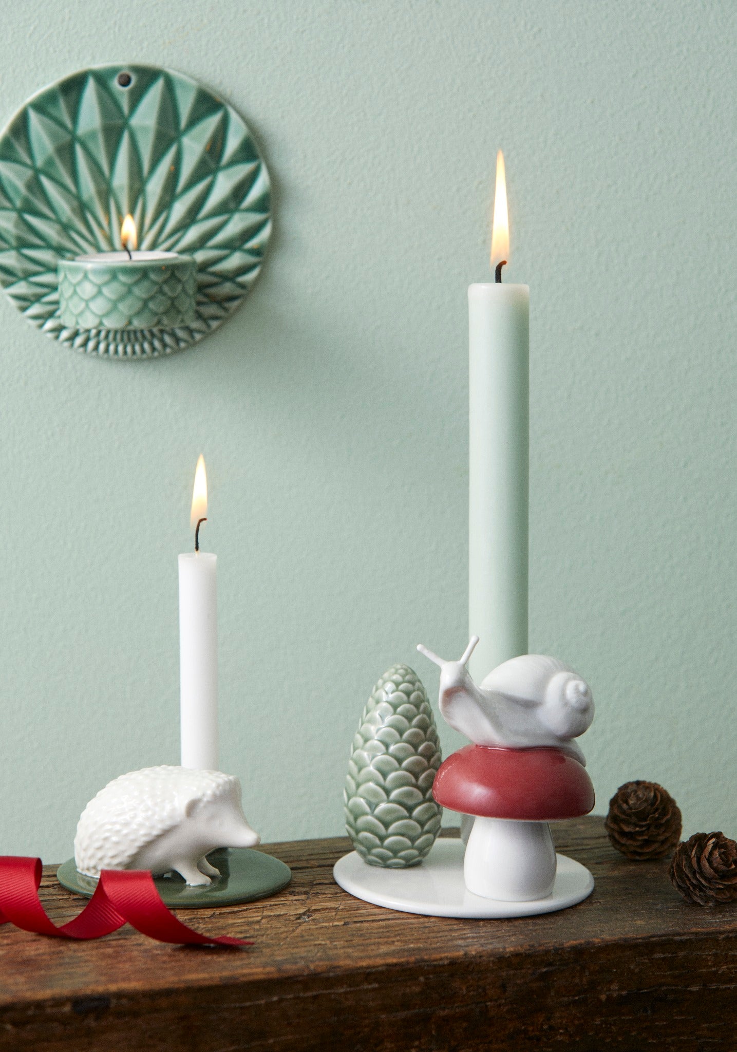 Sweet Stories Hedgehog candlestick
