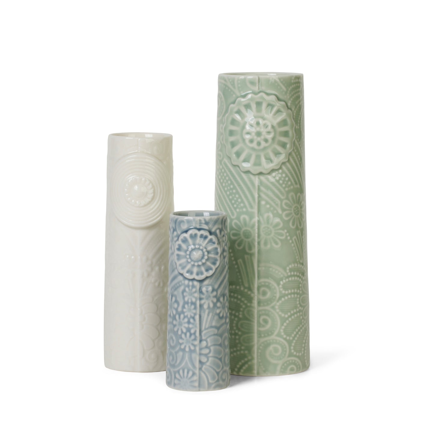 Pipanella Flower small vase, celadon