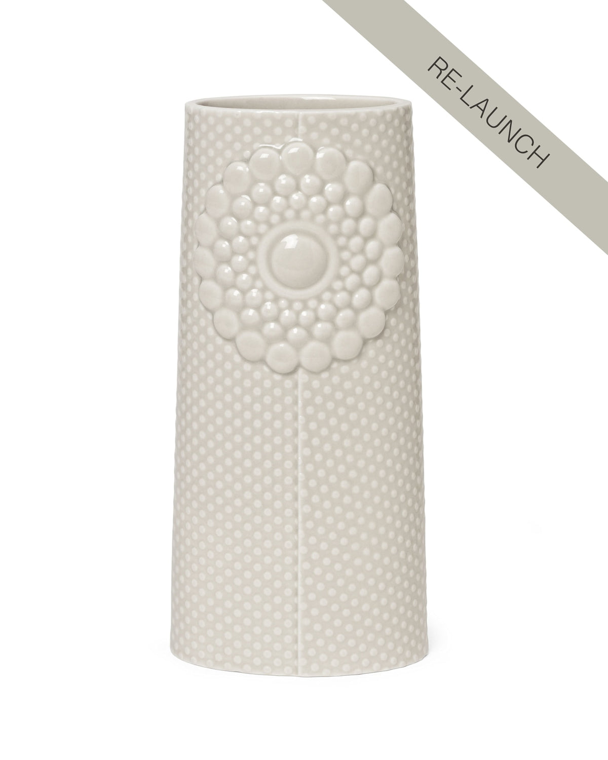 Pipanella Dot Oval Vase, Sandstorm