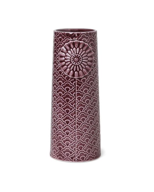 Pipanella Waves Big vase, aubergine