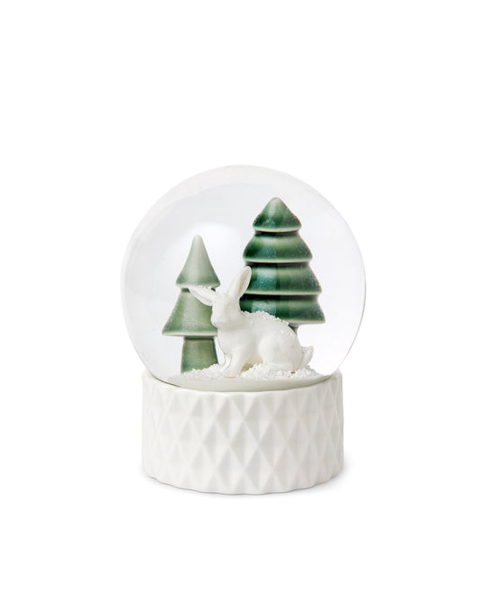 Winter Stories Snow Globe Rabbit