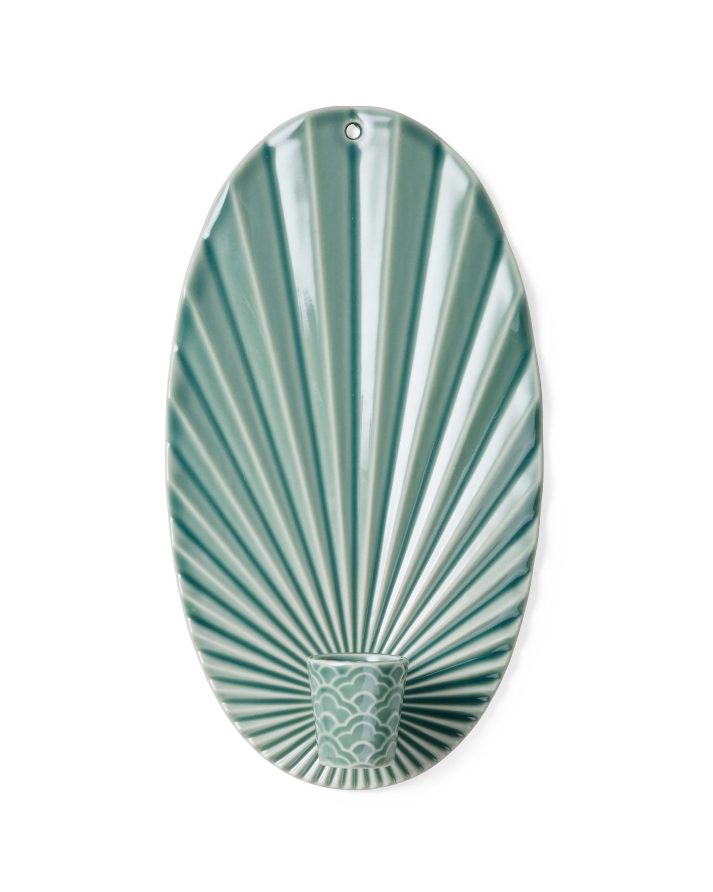 Pipanella Waves Candle Sconce Peacock