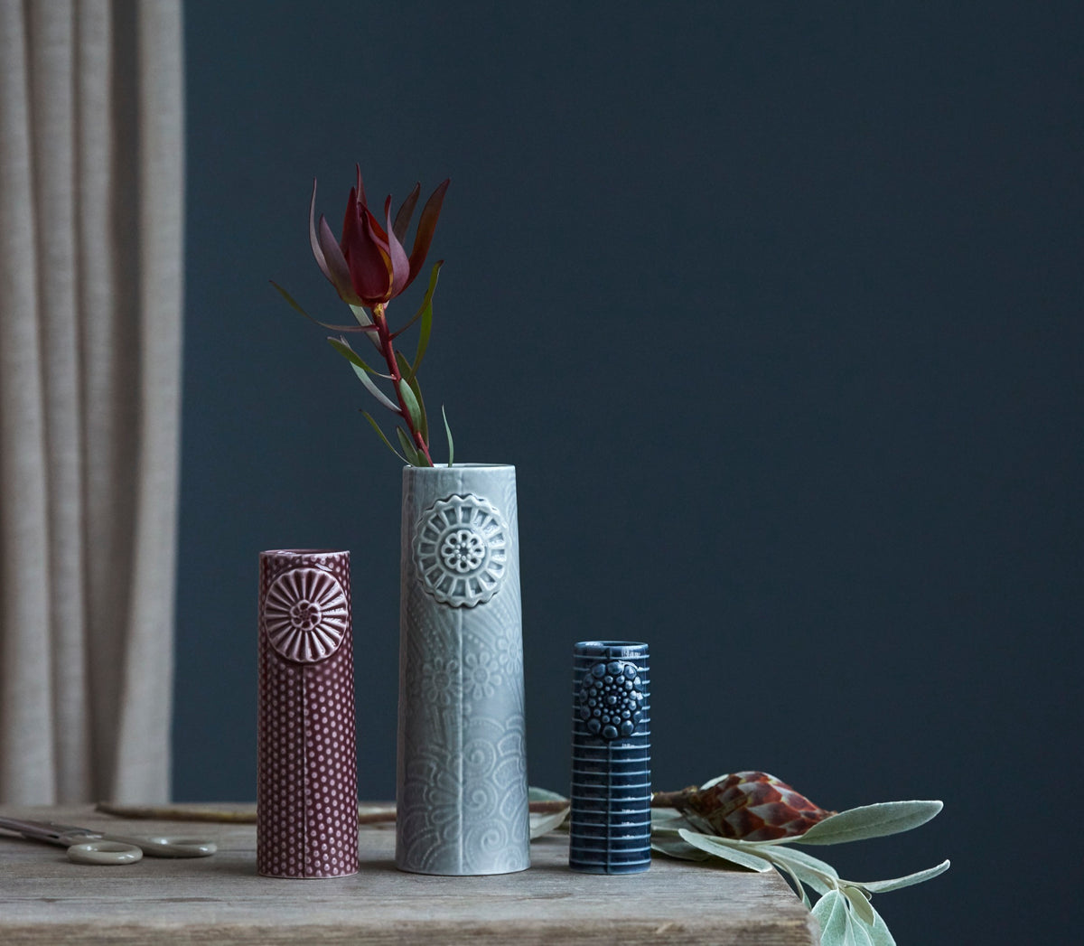 Pipanella Dot mini, aubergine, vase