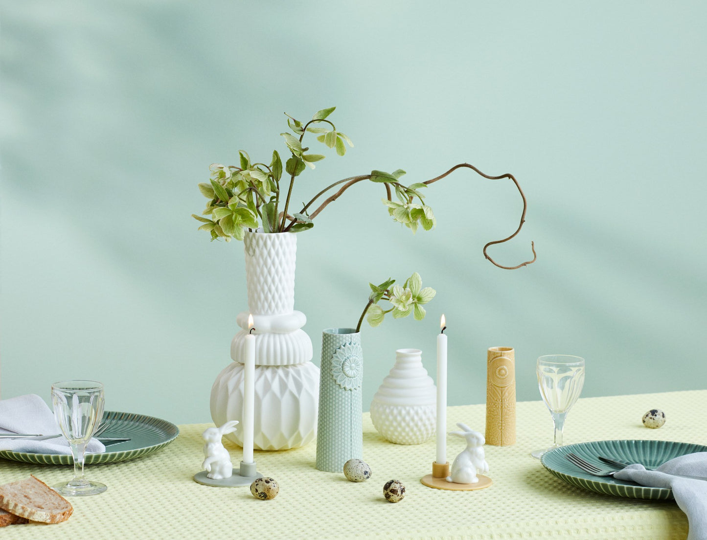 Pipanella Dot Medium Celadon vase