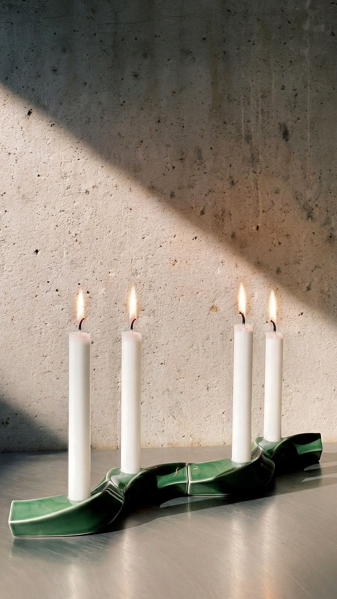 Samsurium Couronne advent candlestick, Spruce