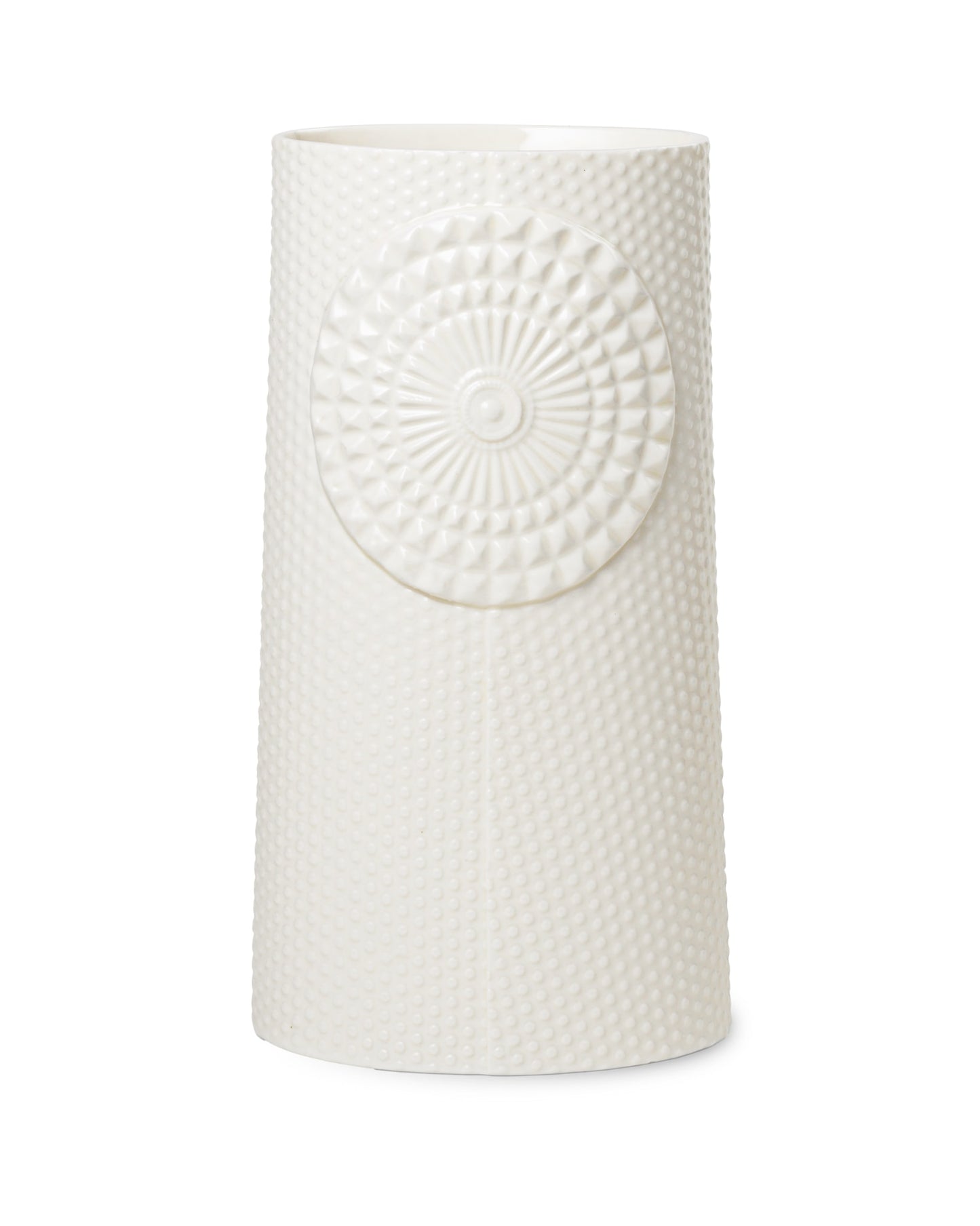 Pipanella Dot Large Oval White vase