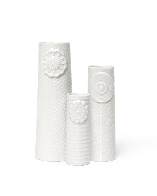 Pipanella Flock - Clean Linen (1 small, 1 mini, 1 micro) set of 3 vases