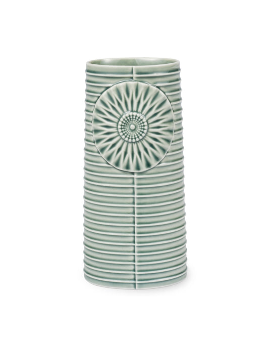 Pipanella Lines Oval Green vase
