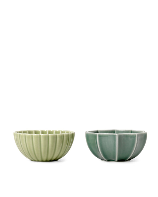Samsurium Mini Bowls - Wasabi & Spruce