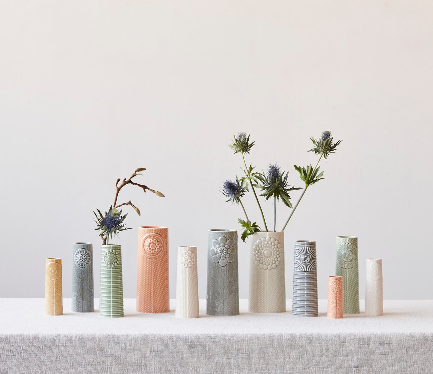 Pipanella Flock - Summer Love (1 small, 1 mini, 1 micro) set of 3 vases